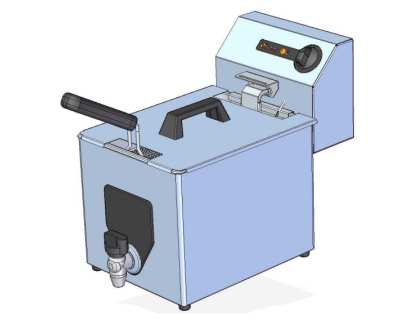 Friteuse ff 10 nv avec robinet