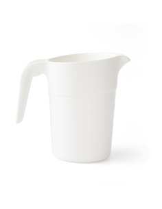 Pichet 1L sans couvercle Polypropylène Blanc