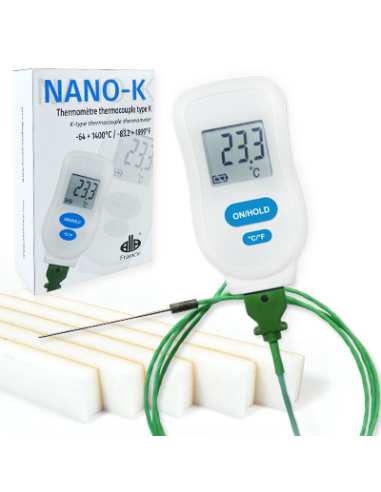 Kit cuisson sous-vide type K - Étendue -64+1400 °C - ref : 910047