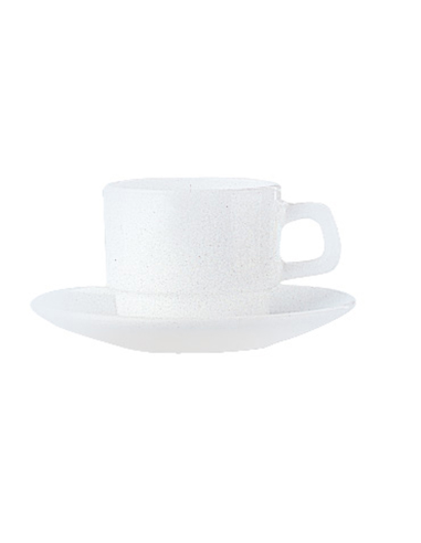 Soucoupe déjeuner ronde - Verre trempé - Restaurant - ref : 065267