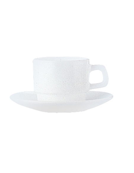 Soucoupe déjeuner ronde - Verre trempé - Restaurant - ref : 065267