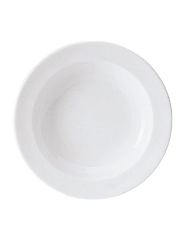 Assiette creuse-Porcelaine ø22cm-Uniset - ref : 066014
