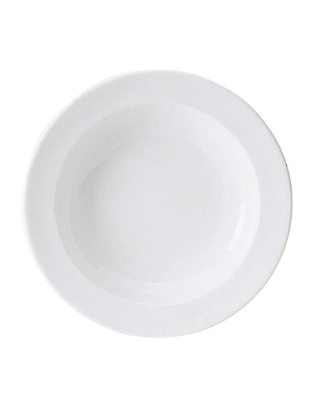 Assiette creuse-Porcelaine ø22cm-Uniset - ref : 066014