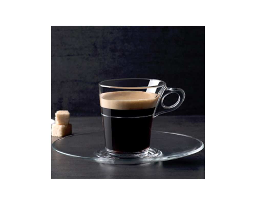 Caprice transparent soucoupe