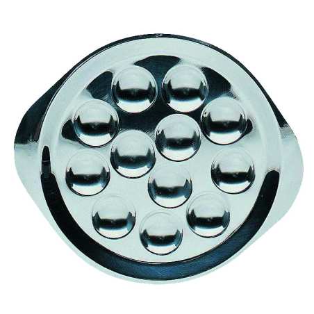 Plat à escargot 12 places - 23 cm