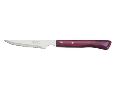 Steak 11 cm Couteaux manche bois - par 12 2