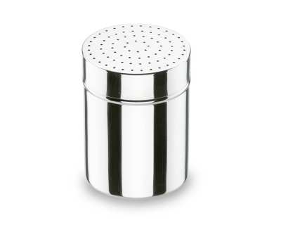 Lot de 12 saupoudreuse inox avec un bouchon plat 2