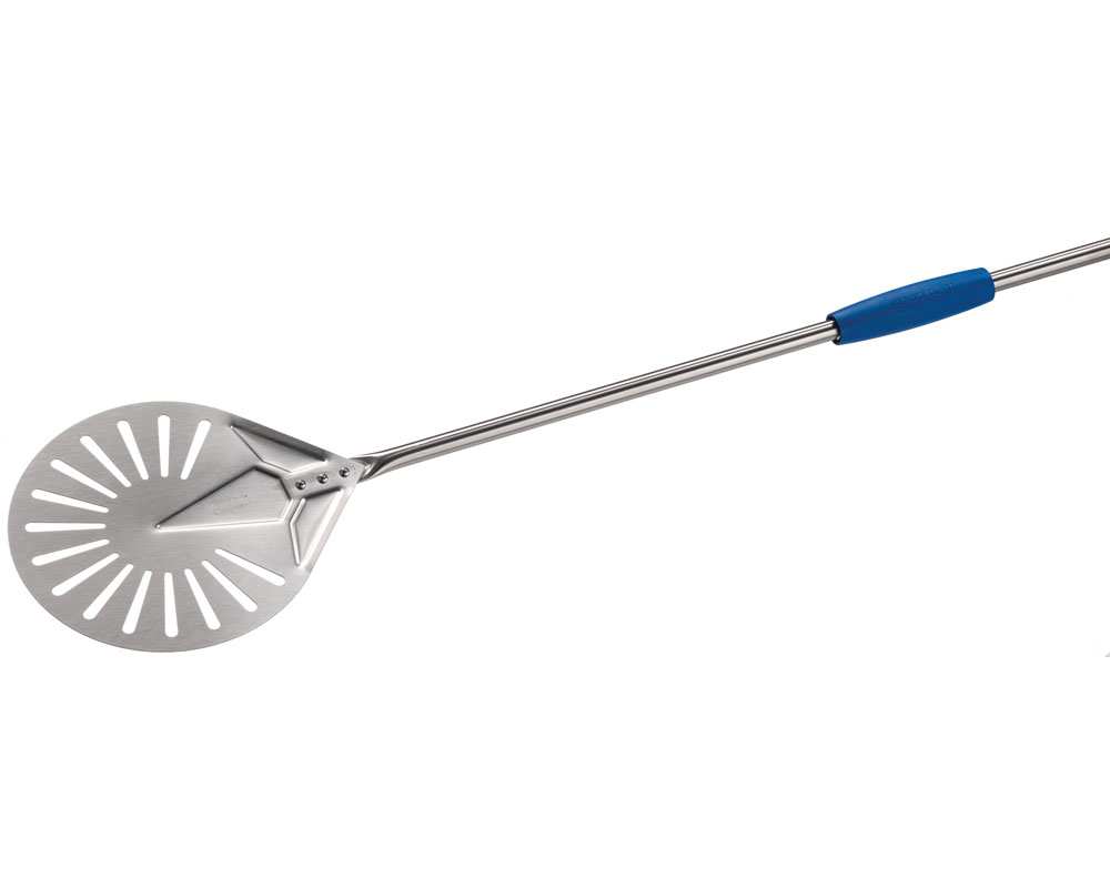 Petite pelle azzurra d 20 perforée.