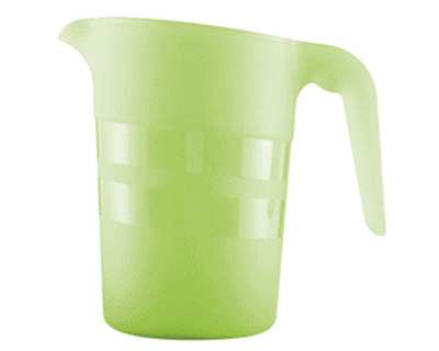 Pichet 1 l polypropylène vert menthe - Lot de 6 2