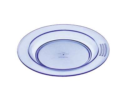 Lot de 30 Assiette ronde 1/2 creuse ø23cm bleue 2