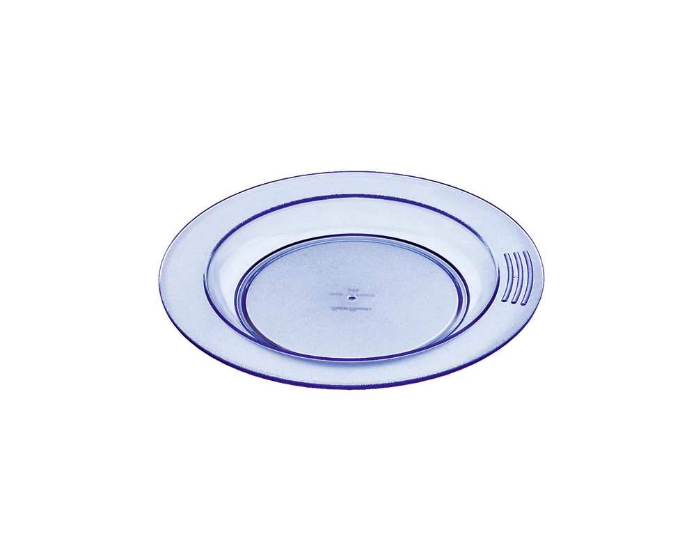 Assiette diam 23 copolyester bleue