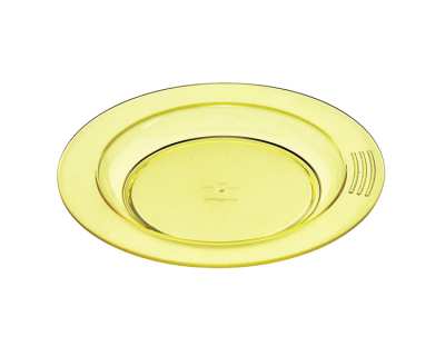 Lot de 30 Assiette ronde 1/2 creuse ø18cm Jaune 2