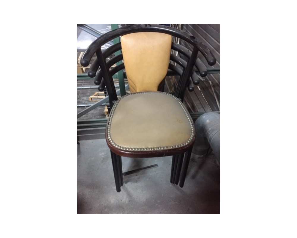 Lot de 4 chaises en cuir occasion