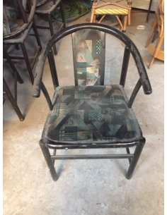 Lot de 12 chaises à motif coloré occasion