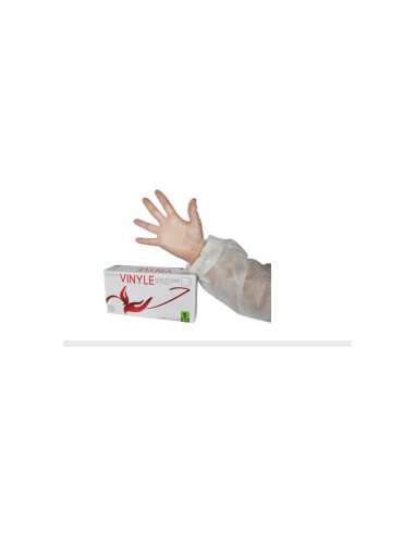 Boîte 100 gants vinyle non poudre s - Lot de 10
