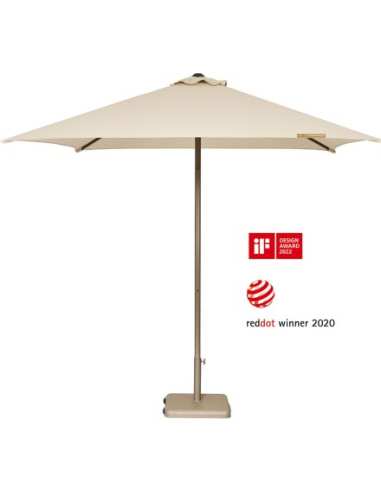 Parasol 3x3 m - Taupe - Eolo