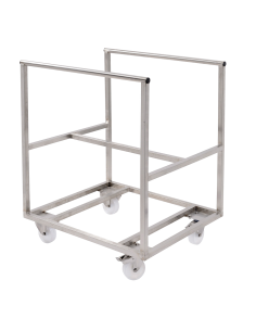 Chariot inox patière 170l **