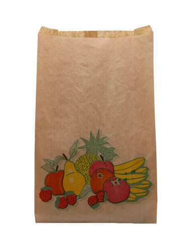 Sacs fruits & legumes - garder la peche // 3kgrs - 200x(45+45)x340mm  - Paquet de 1000