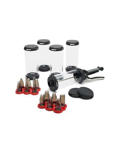 Coffret le tube pro + 4 recharges 12 douilles biscuit et bouchons