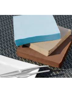 Serviette ouate 38x38 2pli jaune - 24 lots de 100 unités