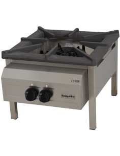 Réchaud bas gaz quatre flammes 70x85x50 - 32kw