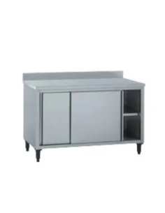 Meuble neutre chr à portes, sur roues 700 x 1200