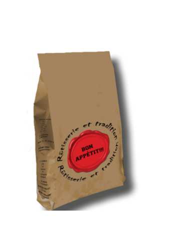 Sac poulet - poulet rôti / kraft brun - 180x70x350 mm - Conditionné par 500