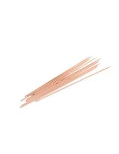 Piques brochette hêtre - 25 cm d.3.8 - Conditionné par 1000