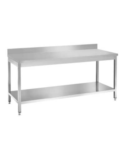 Table central 800x700x850/900 avec étagère basse