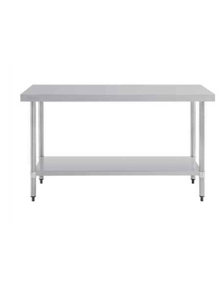 Table central 800x600x850/900 avec étagère basse