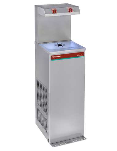 Refroidisseur d'eau à pédale, inox, 80 Lit/h