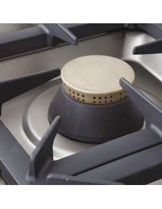 Fourneau 6 feux vifs, four gaz GN 2/1, armoire neutre 2