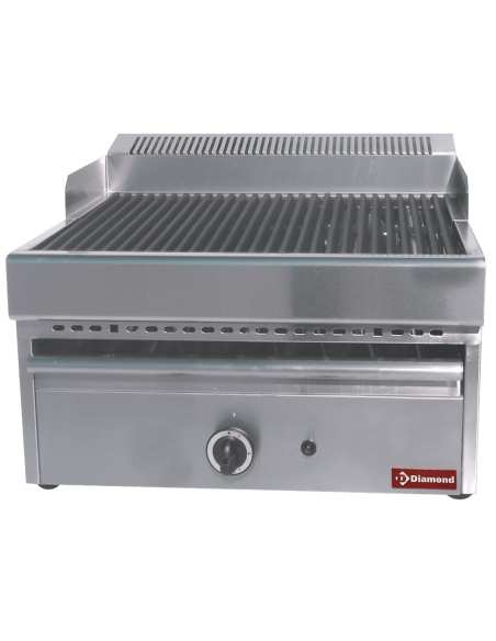 Grill-vapeur gaz avec grille de cuisson en fonte -Top-
