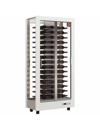 Ensemble vitrine - Traversante - & Déco Blanc mat :