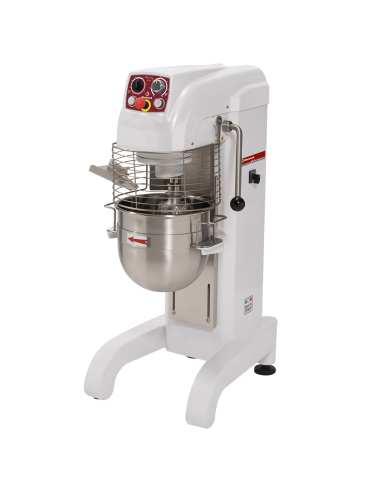 Batteur-mélangeur, base haute, 20 litres, vitesse variable.