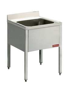 Plonge 1 cuve, avec piétement