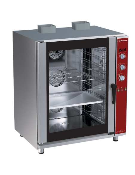 Four à convection gaz, 10x EN (GN), humidificateur automatique