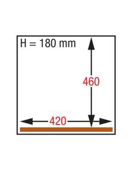 Machine sous-vide, chambre 420x460xh180 mm - 21 m3/h