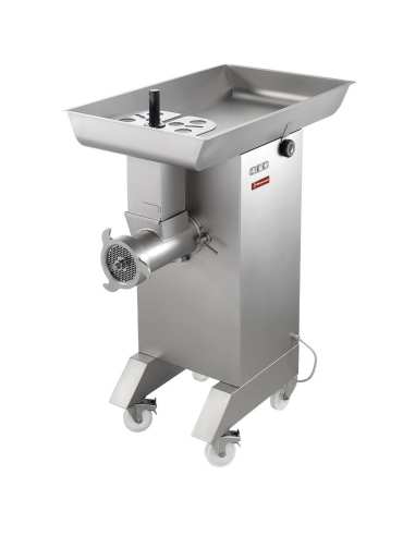 Hachoir en inox N° 42, Ø 4.5 mm, 800/1000 kg/h, sur roues