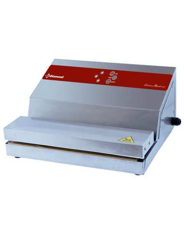 Sous-videuse inox, pompe 16 l./min, soudure 330 mm