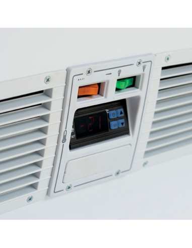 Conservateur panoramique pour surgelés 2 compresseurs, 1 température