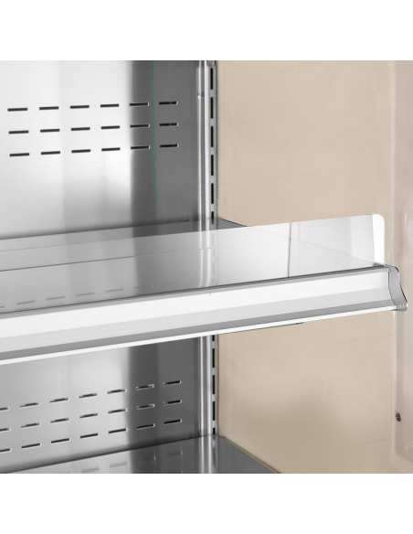 Murale réfrigéré, ventilé, avec portes coulissantes en verres - NOIR