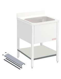 Tablette inférieure pour plonge démontable