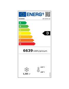 Vitrine Freezer verticale, 1084 litres  - BLANCHE 2