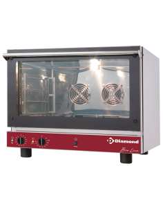 Four électrique à convection, 4x 600x400 mm + humidificateur manuel