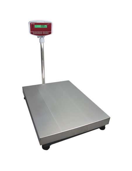 Bascule électronique inox avec colonne, 300Kg x 20g