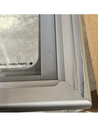 Conservateur comptoir à glaces, 381 litres, couvercles coulissants sur roulettes avec vitres bombées , capacité 7 bacs 