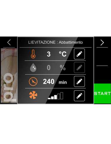 Armoire de fermentation controlée, 1 porte, 20x EN 600x400