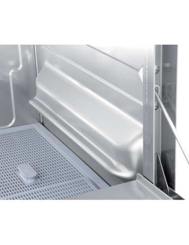 Lave-verres panier 400x400 mm + adoucisseur + Kit pompe vidange