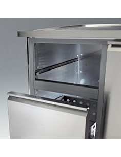 Kit bloc tiroirs (1/2+1/2) inox x KBR... 2